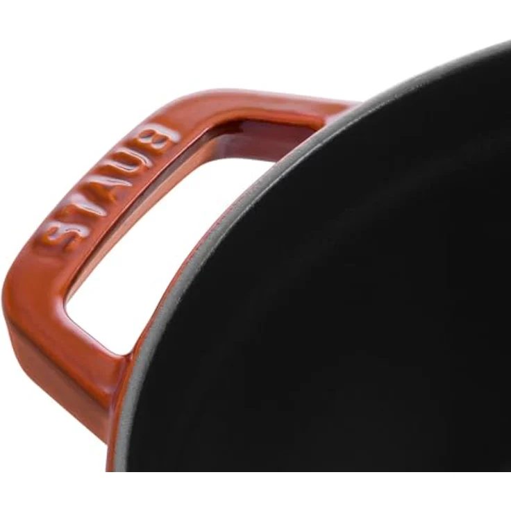 Staub Cocotte, rund, Induktionsgeeignet, Gusseisen, Zimt, 26 cm, 1 Einheiten – Bild 2