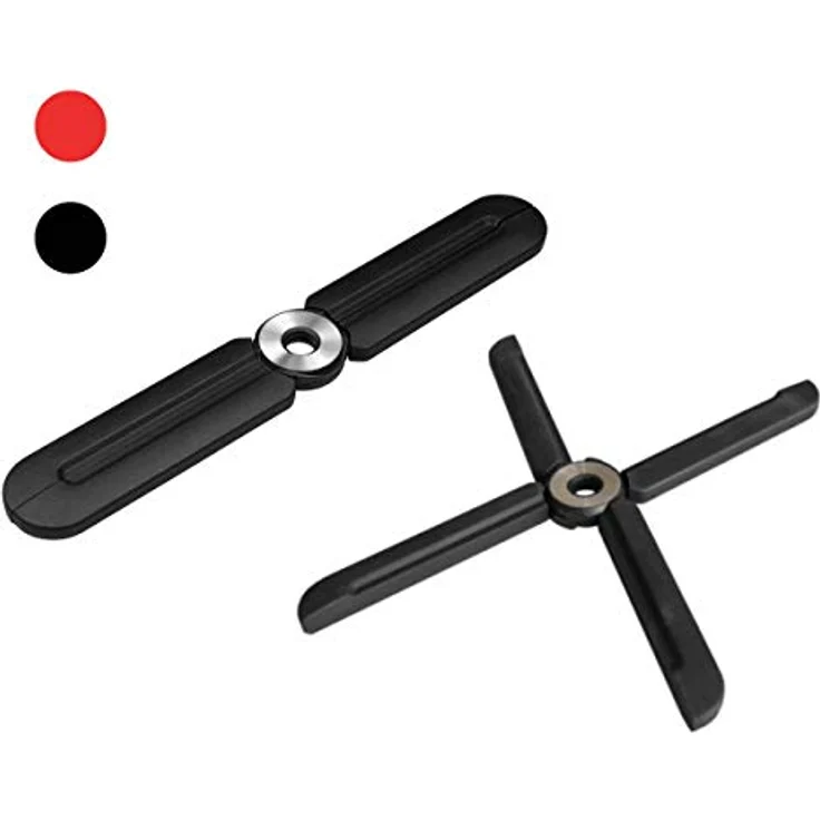 Wedo 206300101 Design Topfuntersetzer, Aufklappbar, für Töpfe bis Ø 25 cm, hitzebeständig bis 230 °C 22 x 3 x 1 cm, Silikon, gebürsteter Edelstahlring, Schwarz – Bild 2