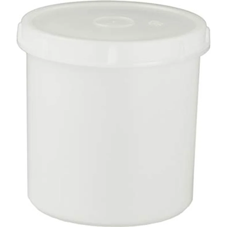 hünersdorff Schraubdose PP, rund, 500 ml, natur, 104 mm lang, 100 mm hoch, 0.065 kg