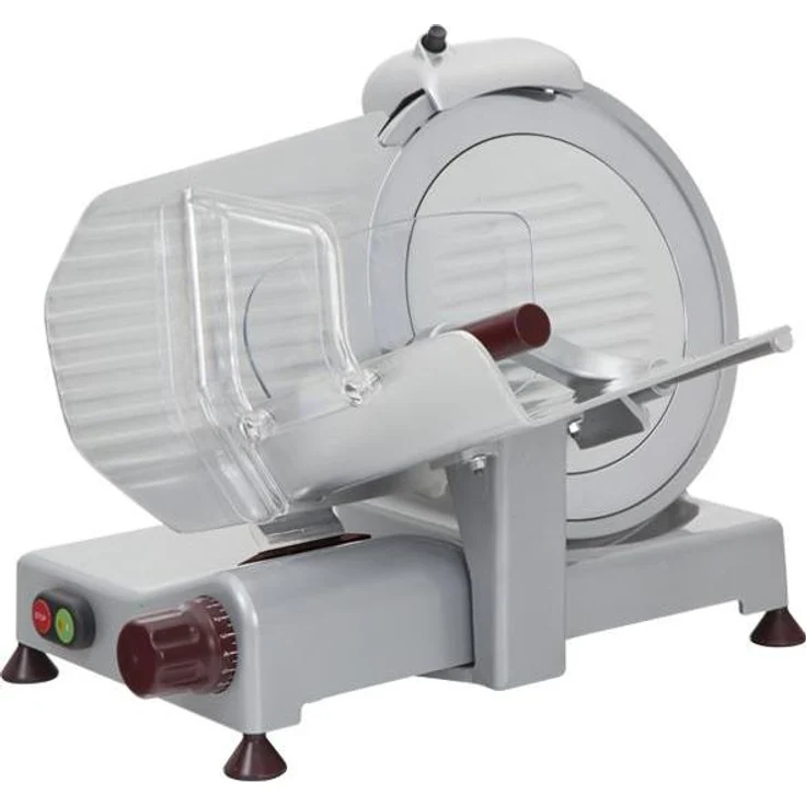 RGV Luxury Italia 275 S, Elektrische Schneidemaschine mit 150 W, max. Scheibendicke 1,6 cm, grau Aluminium