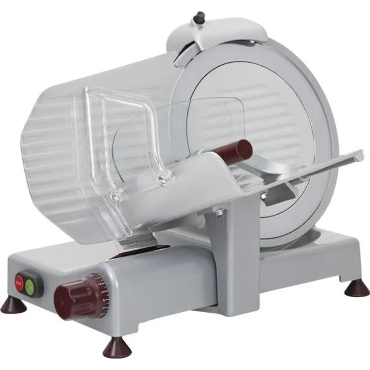 RGV Luxury Italia 275 S, Elektrische Schneidemaschine mit 150 W, max. Scheibendicke 1,6 cm, grau Aluminium
