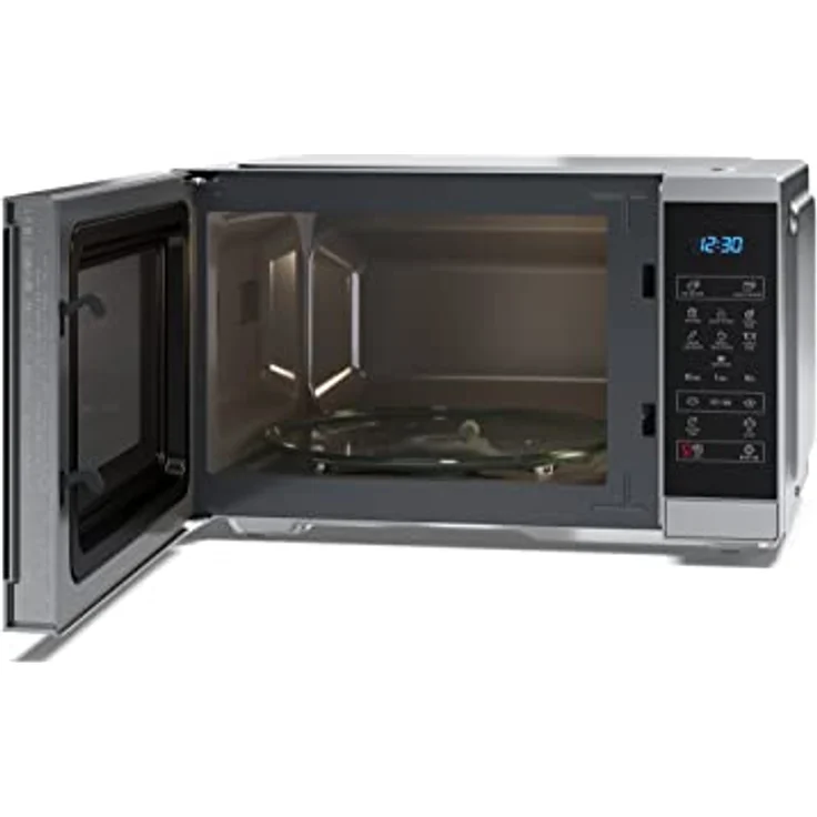 SHARP YC-MS252AE-S Mikrowelle (Mikrowelle: 900W, 11 Leistungsstufen, Auftaufunktion, Abmessungen 47,2 x 28 x 34,5 cm), silber – Bild 3