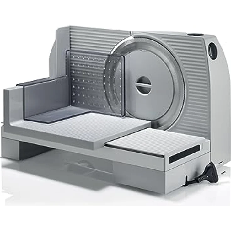 Gorenje R 708 A Allesschneider, Solingen Messer, Made in Europe, Sicherheitstaste, einstellbare Schnittstärke, silber – Bild 2