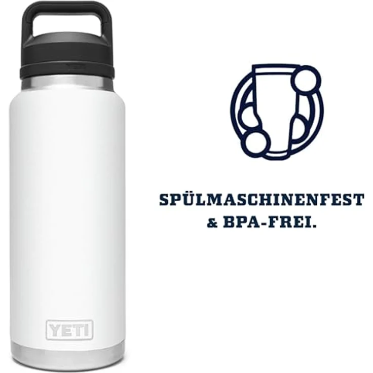 YETI Rambler36 oz bottle, white – Bild 4