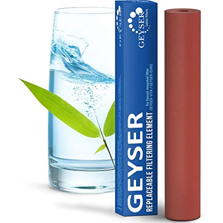 Aragon Filterkartusche für Geyser Euro Wasserhahnfilter Ersatzfilter Geyser Euro