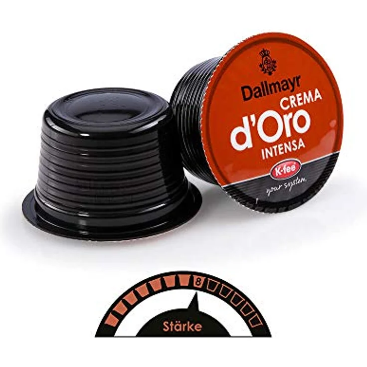 K-Fee Dallmayr Crema dOro Intensa, Kaffee, Lungo, Röstkaffee, Arabica Kaffee, Kaffeekapseln, 16 Kapseln, 700807 – Bild 5