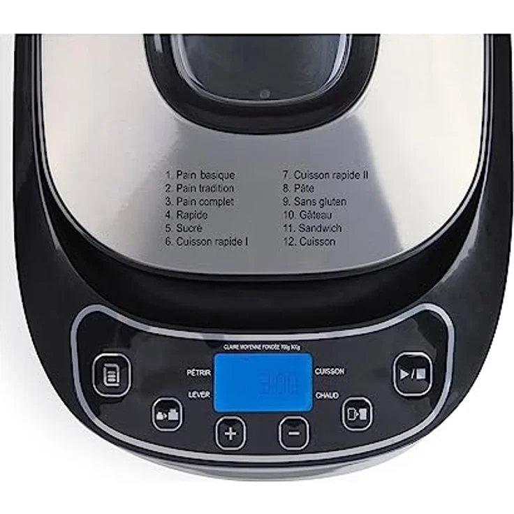 Livoo DOP218 Brotbackmaschine, 550W, Kunststoff, grau, weiß – Bild 8