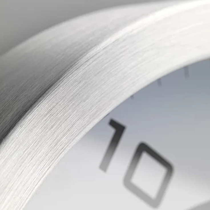 Fysic FK150, analoge Wanduhr für Demenzkranke mit extra großem Zifferblatt und Tageszeit-Anzeige (Tag/Nacht) im Aluminiumgehäuse – Bild 5