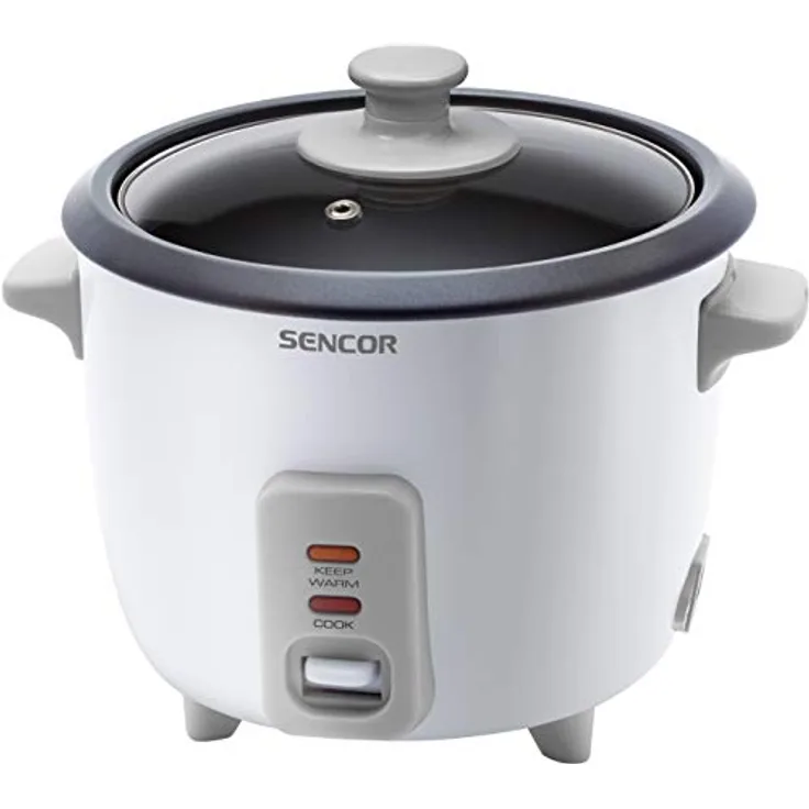 Sencor Reiskocher 1.5L Premium EasyClean – Automatischer Rice Cooker, Funktion zum Warmhalten ohne Überwachung, Automatische Abschaltung, Perfekt für alle Reissorten und Sushi-Reis, Weiß - 1500WH