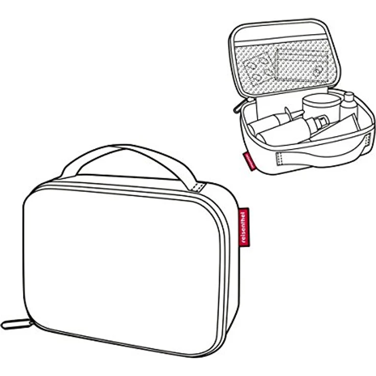 reisenthel Thermocase, Kühltasche, 20 x 14 x 6,5 cm 1,5 Liter, schwarz  – Bild 5