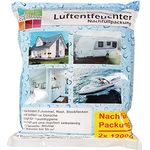 Bestlivings Luftentfeuchter Nachfüll Granulat (2x 1200g), bis 50m² Raumgröße, 2.500ml Flüssigkeit aufnahmefähig - Preisvergleich