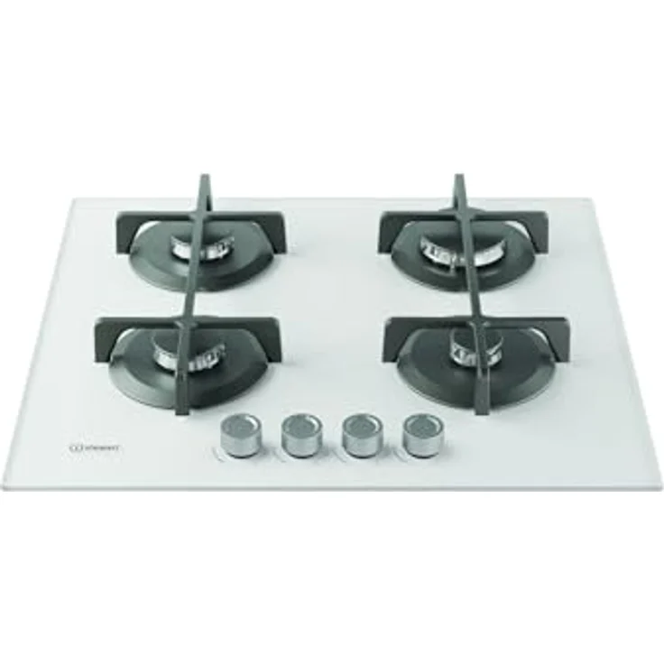 Indesit ING61TWH, Gas-Kochfeld in Weiß, 60 cm mit Drehreglern und 7300 W Anschlusswert – Bild 2