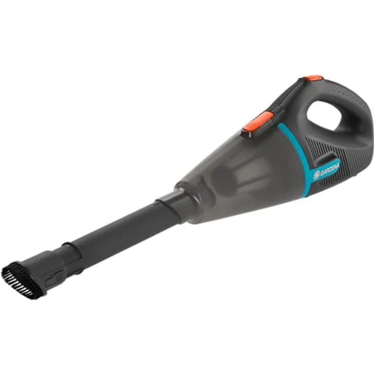 GARDENA Set Outdoor Handsauger EasyClean Li (inkl. Wandhalterung): Akku-Sauger für feuchte und trockene Partikel, hohe Saugleistung (9340-20) – Bild 5
