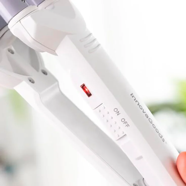 InnovaGoods® Keramikhaarstyler für Wellen Waavio, 55 W Leistung, Keramikplatte, Weiß und Grau – Bild 3