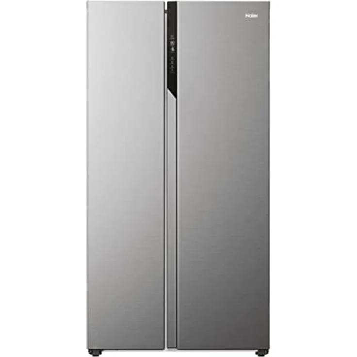 Haier SBS 90 SERIE 5 HSR5918DNMP Kühl-Gefrierkombination/Side by Side/Energieeffizienzklasse D/XL-Slim Line/Leise/Multi-Airflow-System/Total No Frost/Inverter Kompressor/Edelstahl – Bild 1