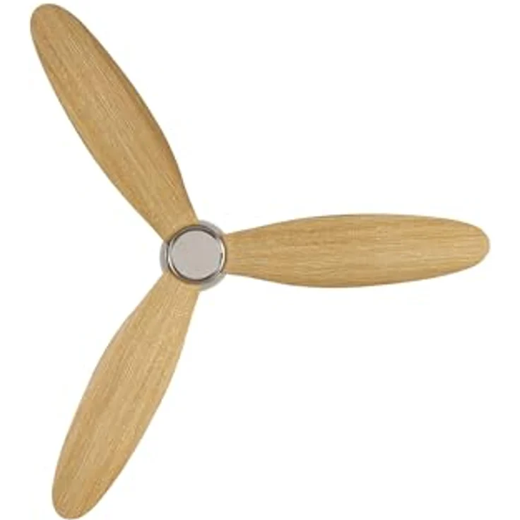 Lucci Air Decken Ventilator Airfusion Radar – Moderner Ventilator mit Ultraleichten Sperrholzflügeln in teak-Optik – mit Sommer-Winter-Modus – inkl. Fernbedienung – sehr flaches elegantes Design – Bild 3