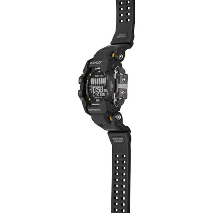 Casio GPR-H1000-1ER, digitale RANGEMAN Armbanduhr mit Bluetooth, Solarenergie, Herzfrequenzmesser und wasserdicht bis 20 bar, Schwarz – Bild 4