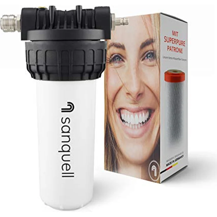 Premium Untertisch Wasserfilter, 8 Liter/Minute, entfernt 100 Schadstoffe, hohe Kapazität, kein separater Wasserhahn nötig, nachhaltiges Design, Made in Germany – Bild 1