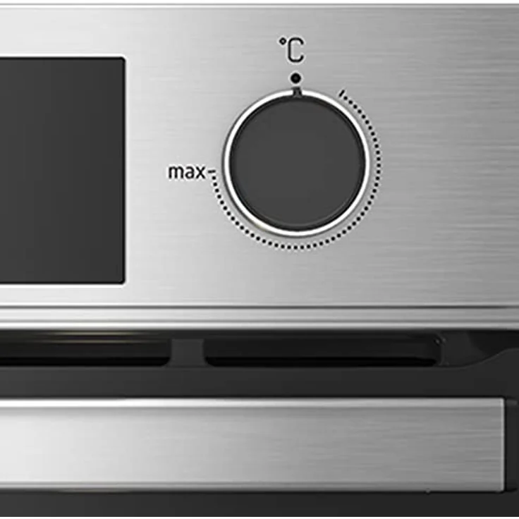 Beko BBIE12300XFP Einbau-Backofen mit 8 Heizarten, 72 l Garraum-Volumen, Multifunktionsdisplay mit Sensortasten, Pyrolytische Selbstreinigung, AeroPerfekt, SteamShine-Reinigung, Schwarz/Edelstahl – Bild 4
