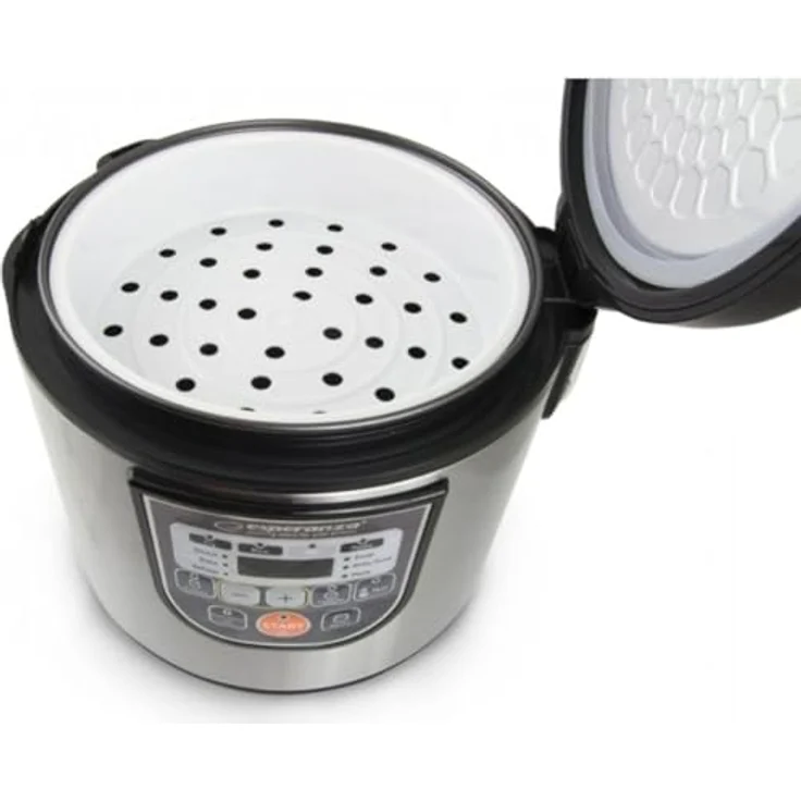 Esperanza EKG011 Multicooker Cooking 5 L 860 W Schwarz, Metallic – Bild 3