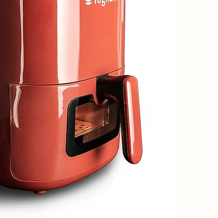 Tognana Porcellane Heißluftfritteuse D2DFA02IRRO, 5,5 l Apfelrot, mit Touch-Display und 8 voreingestellten Programmen – Bild 2