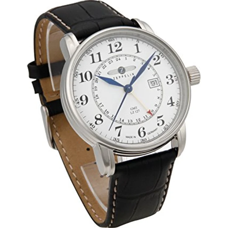 Zeppelin Herren Analog Quarz Uhr mit Leder Armband 76421 – Bild 3
