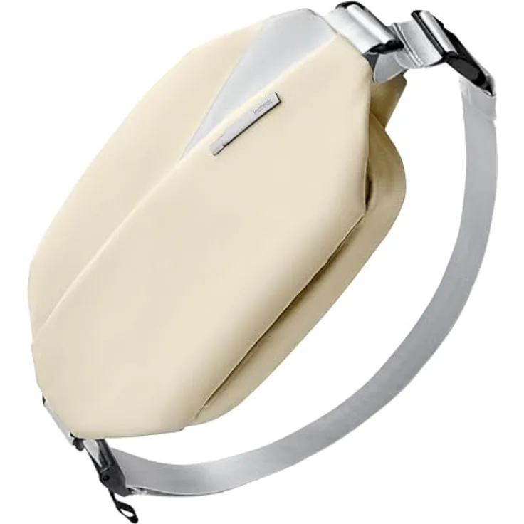 Inateck Sling Bag X, Wasserdicht Bauchtasche Herren Damen, Kompakt Chest Bag für Alltag Reise Wandern, Schwarz