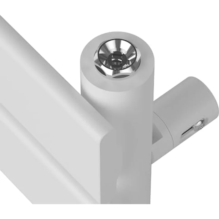Neu.Haus Voss Handtuchheizkörper, weiss, 120x50cm, 615 W Wärmeleistung, platzsparendes Design – Bild 7