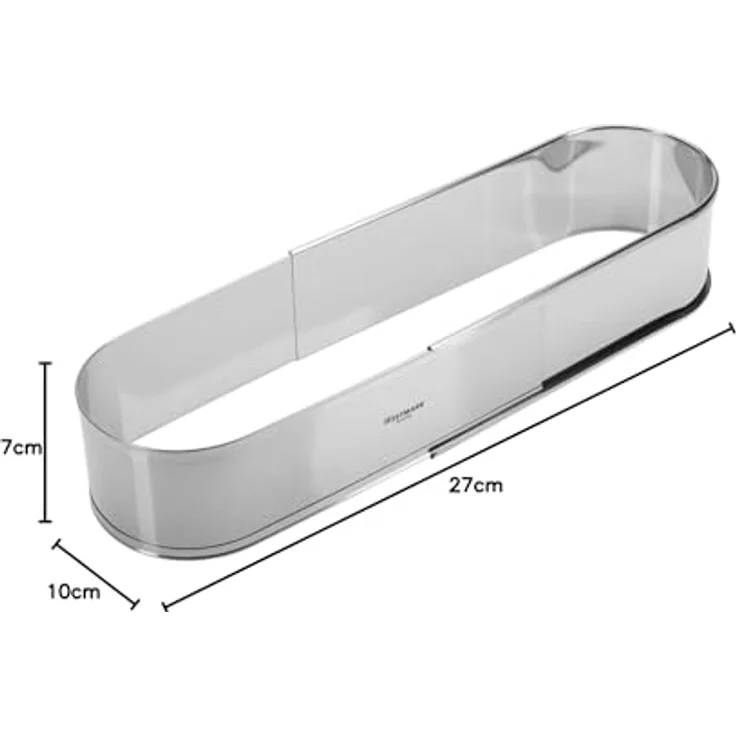Westmark ausziehbare Backform, 27 bis 40 cm, Oval, Rostfreier Edelstahl, Silber, 31352260 – Bild 17