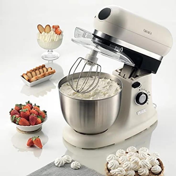 Ariete Classica Küchenmaschine aus Perlmutt Ariete 1588/07, Küchenmaschine, Weiss – Bild 5