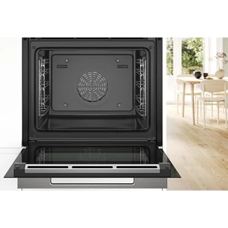 Bosch HBG7363B1, Serie 8 Einbau-Backofen, Made in Germany, Schwarz, Selbstreinigend, Air Fry & Bosch Assist, 4D Heißluft - Preisvergleich – Bild 4