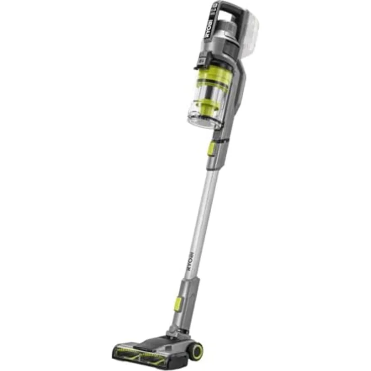 Ryobi RSVS18-0 5133006506, Akku-Bodenhandsauger, Anthrazit, leistungsstarker Motor und Dual-Zyklonen-System