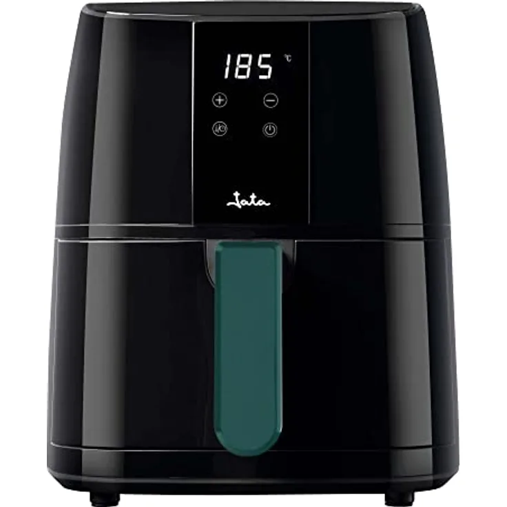 Jata JEFR1226 Ölfreie Luftfritteuse, 4 Liter, digitales Bedienfeld, maximale Temperatur von 200 ° und 60 Minuten Timer, antihaftbeschichtet, einfache Reinigung