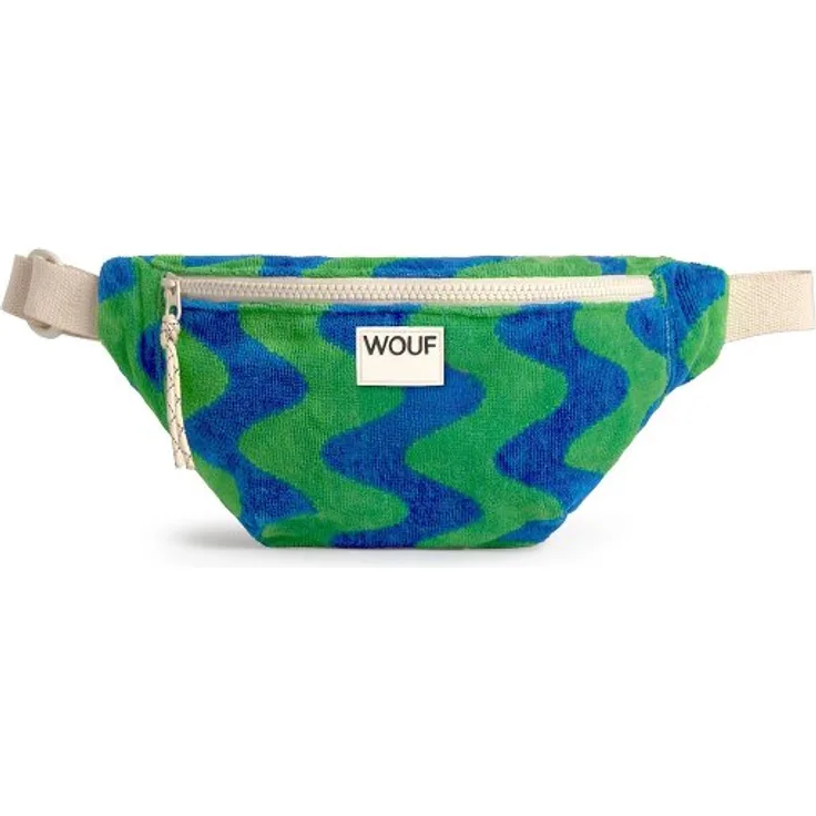 Wouf Terry Gürteltasche, 32 cm, grün, 100% Baumwolle