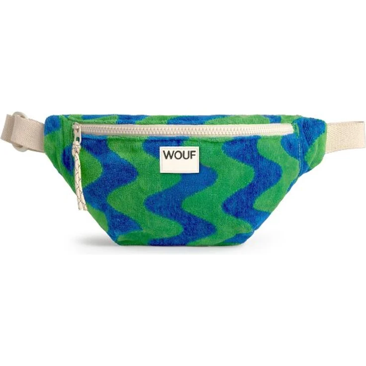 Wouf Terry Gürteltasche, 32 cm, grün, 100% Baumwolle