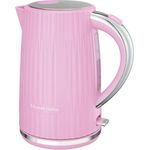 Russell Hobbs Wasserkocher Eden 27362-70 (1.7L, Deckelöffnung per Knopfdruck, herausnehmbarer Kalkfilter, leuchtender Schalter, Himbeere, 2400W)