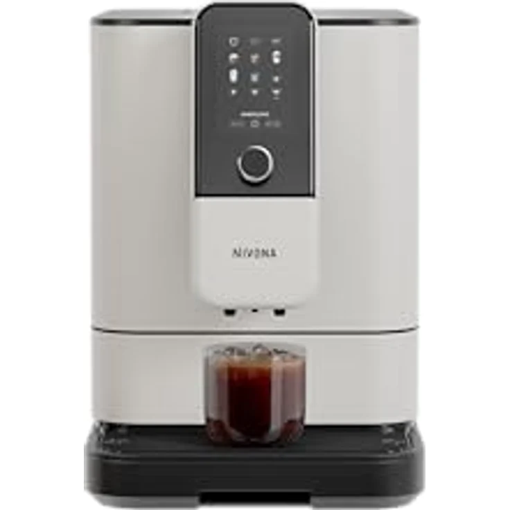Nivona Kaffeevollautomat NIVO8112, Aroma Balance System, Ein-Touch Milchsystem duo plus, Bluetooth Verbindung, Weiß – Bild 1