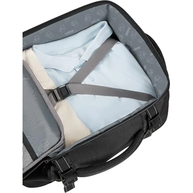 American Tourister Take2Cabin Rucksack, 40 cm, schwarz, 100% Polyester, 30 x 20 x 40 cm – Bild 7