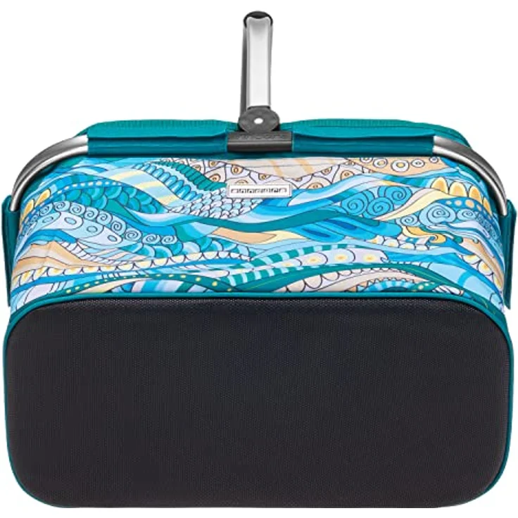 anndora Einkaufskorb mit Klapphenkel, 22 Liter, 48 x 30 x 25 cm, ocean blue – Bild 4
