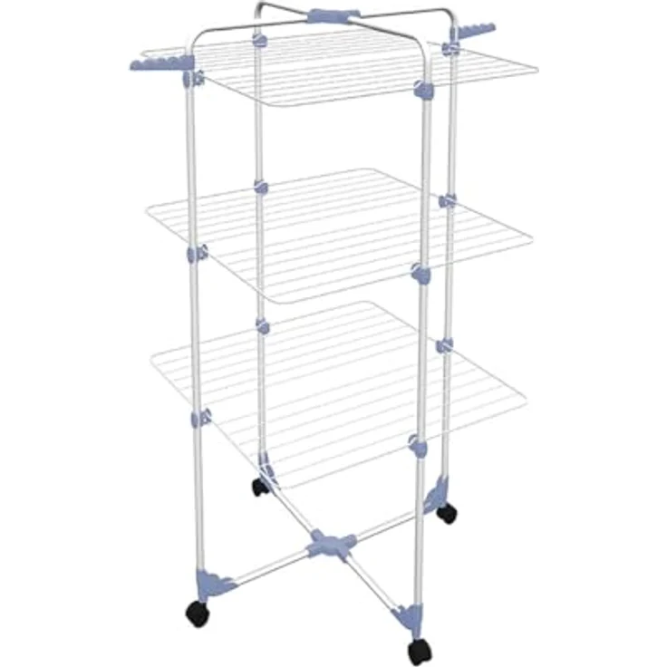 Gimi Turmwäscheständer Modular 3, light blue – Bild 2
