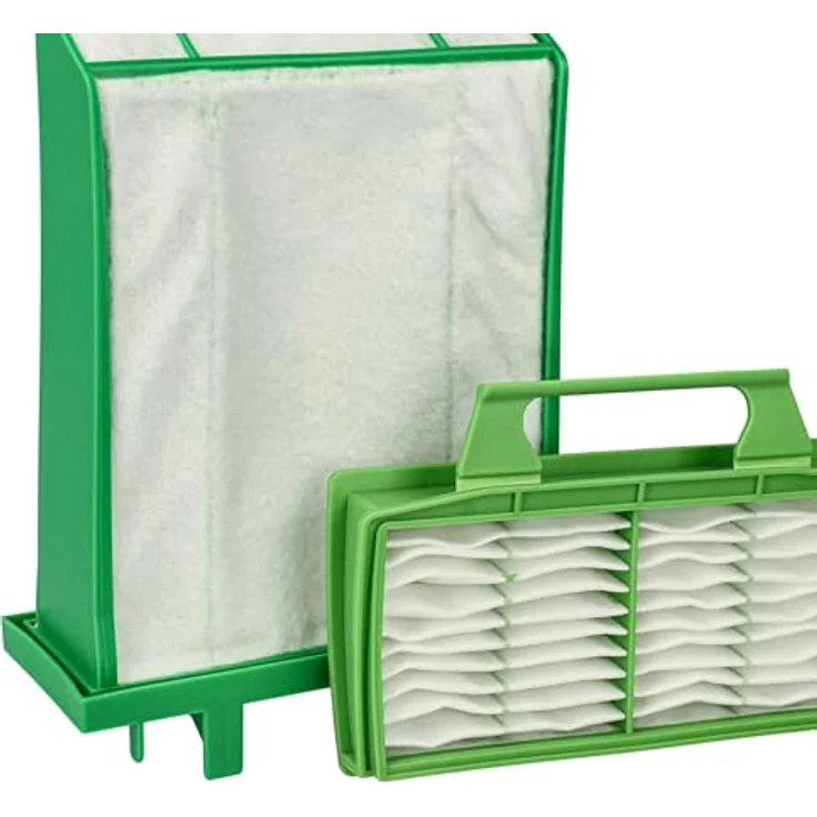 VHBW Filter-Set kompatibel mit Sebo Airbelt K3, K1, 4x Mikrofilter und Hygieneschutzfilter, weiß/grün – Bild 5