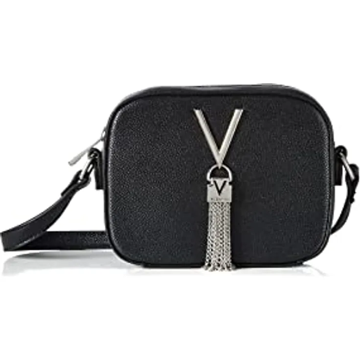 Valentino Divina Mini Bag Umhängetasche, 17 cm, schwarz, 100% Polyurethan