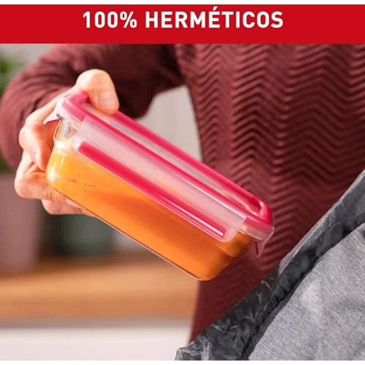 Tefal Aufbewahrungsbox N1041210, MSEAL GLASS NEW RE 3,0 L TEF1, auslaufsicher, 100% Ofenfest, Borosilikatglas, Deutschland, 30 Jahre Garantie – Bild 4