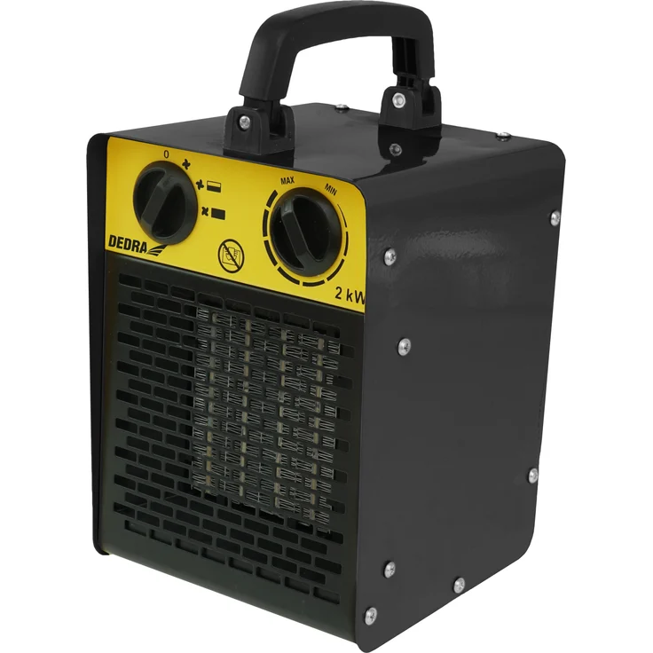 Dedra Elektrische Heizung Dedra DED9931C1, PTC 3.0kW, Heizkörper, Schwarz – Bild 1