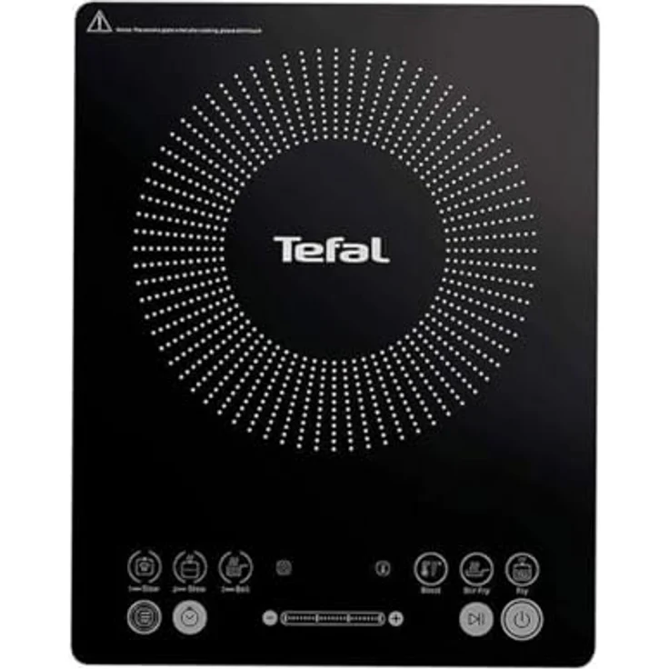 Tefal Everyday Slim Induktionsplatte, tragbare Kochplatte mit 6 Voreinstellungen und 240 °C, schwarz – Bild 2