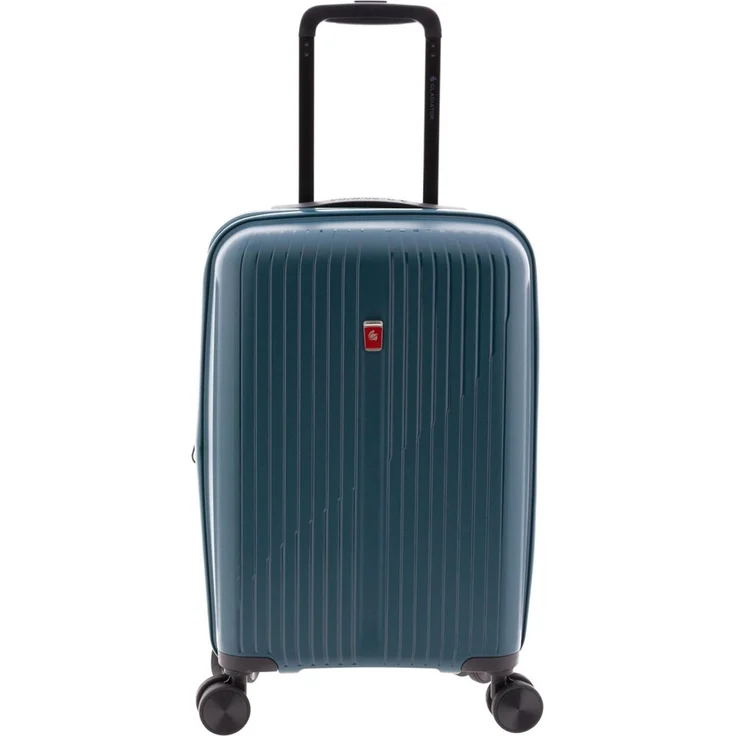 Wüsthof 5000 Kabinentrolley, 4 Rollen, 55 cm, Dehnfalte, Türkis, (34 l, Handgepäck)