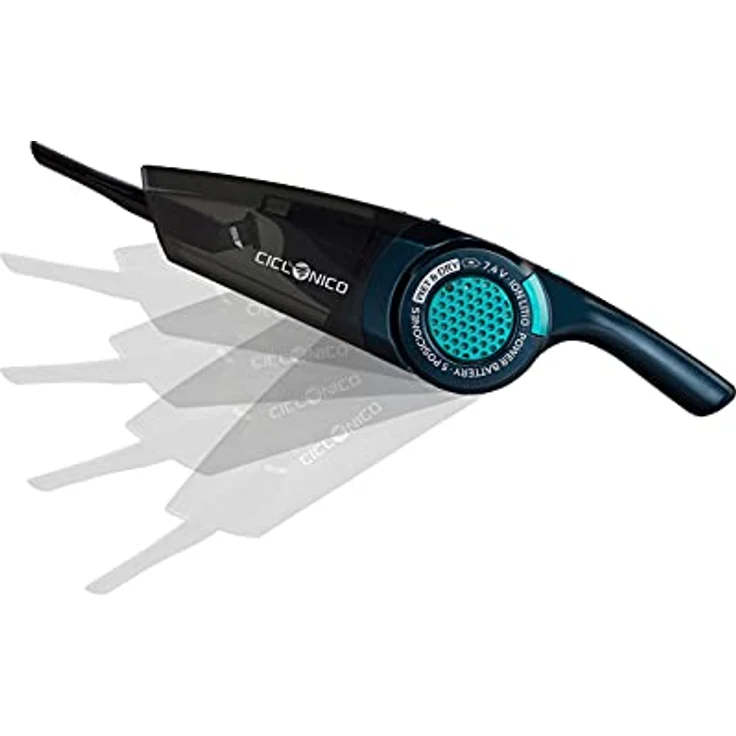 Orbegozo AP 1500 - Kabelloser Handstaubsauger, für Festes und Flüssiges, einstellbarer Griff, zyklonisches Saugersystem, 2200 mAh, inklusive drei Zubehörteilen, Schwarz – Bild 2