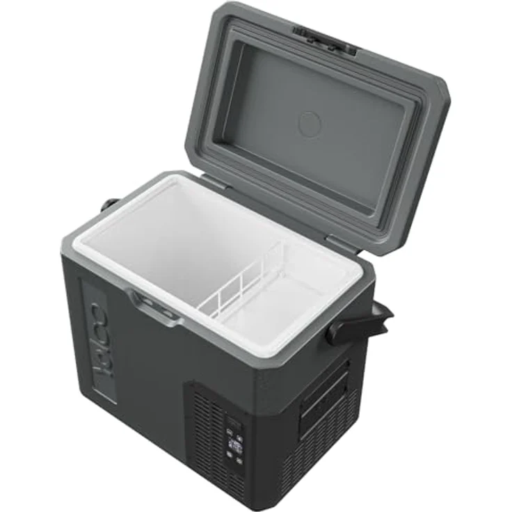 Yolco ET18 Carbon, Kühlbox mit 17 l und -20°C Kühlleistung, betrieben mit 12V/24V, leise (48 dB) – Bild 6