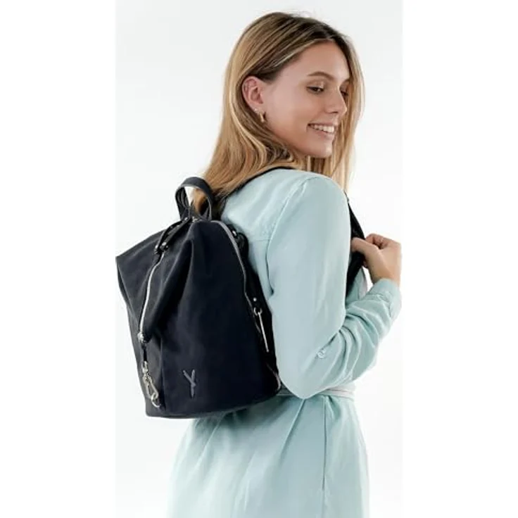 Suri Frey Romy Basic City Rucksack, 32 cm, blau, 100% Polyurethan, 28 cm x 15 cm x 32 cm – Bild 3