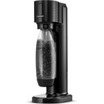 SodaStream GAIA, Wassersprudler mit Quick Connect-Technologie und 1 L Fuse-Flasche, schwarz